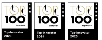 Siegel Top 100 Innovator 2023 bis 2025